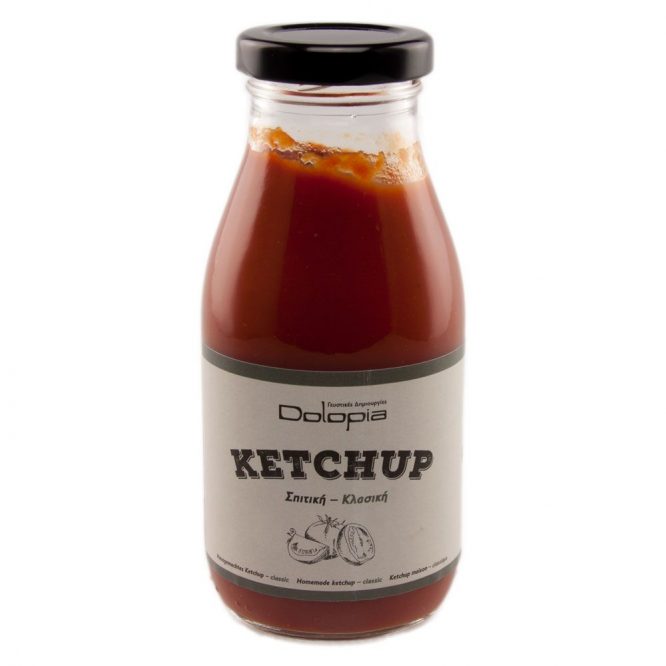 Homemade ketchup classic
